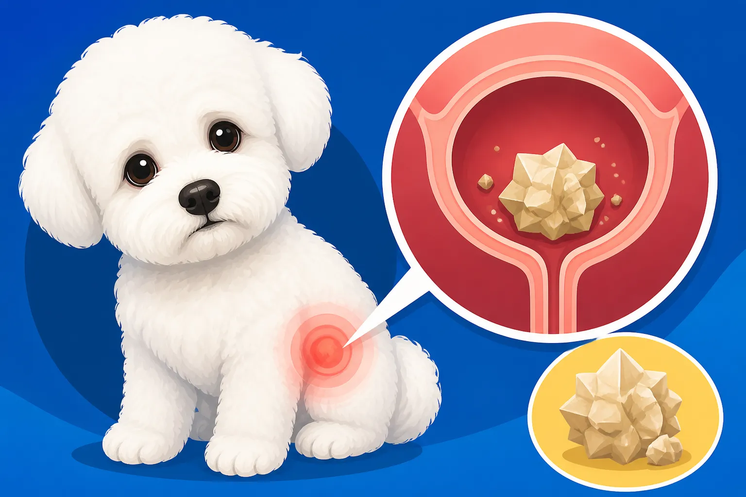 What a Calcium Oxalate Stone Is in a Bichon Frise