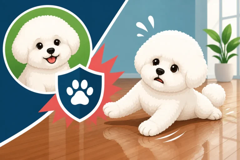 Whether Slippery Floors Hurt a Bichon Frise