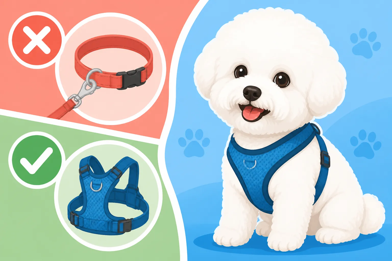 Whether a Bichon Frise Should Wear a Harness