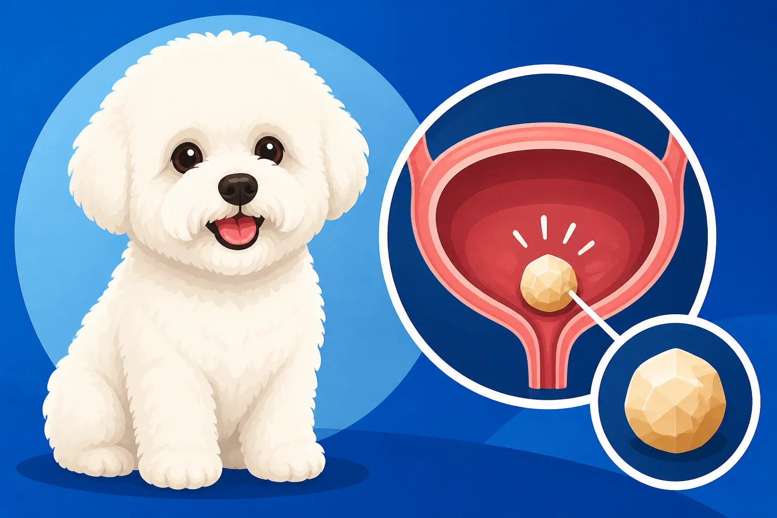 The Age a Bichon Frise Forms Its First Stone