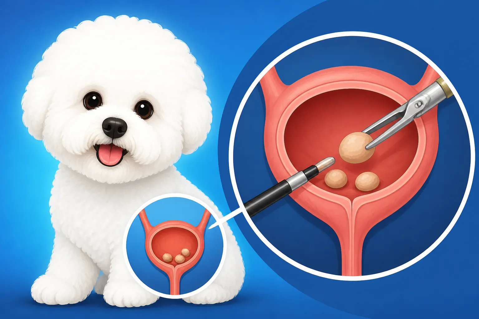 How a Bichon Frise's Stones Are Removed