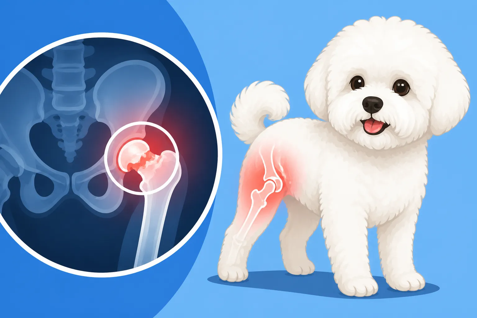 Legg Calve Perthes in a Bichon Frise