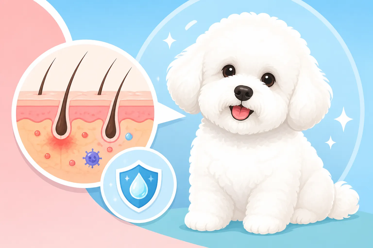 The Atopic Skin a Bichon Frise Is Born With