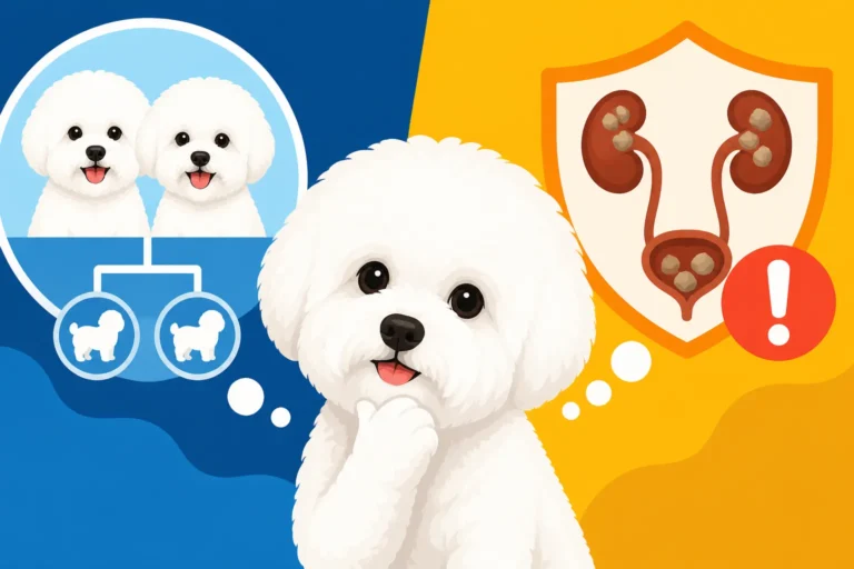 Whether a Bichon Frise's Stone Risk Is Inherited