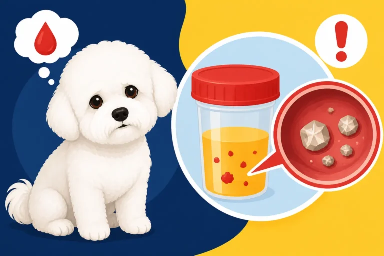 Whether Blood in a Bichon Frise's Urine Means Stones