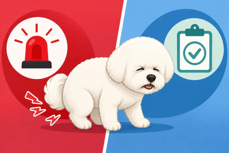 Whether a Straining Bichon Frise Is an Emergency
