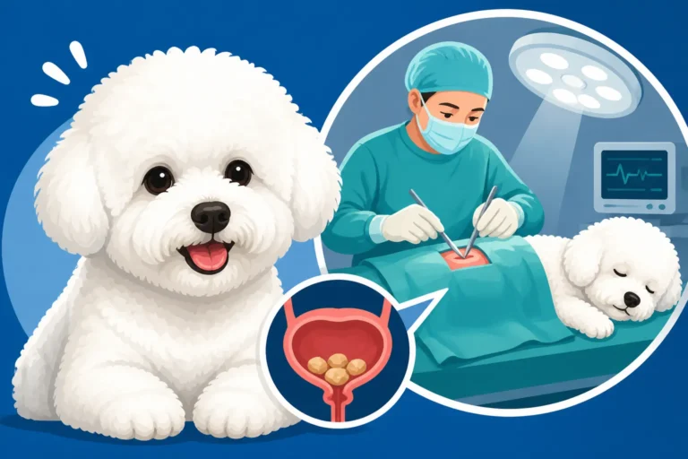 What Stone Surgery Involves on a Bichon Frise