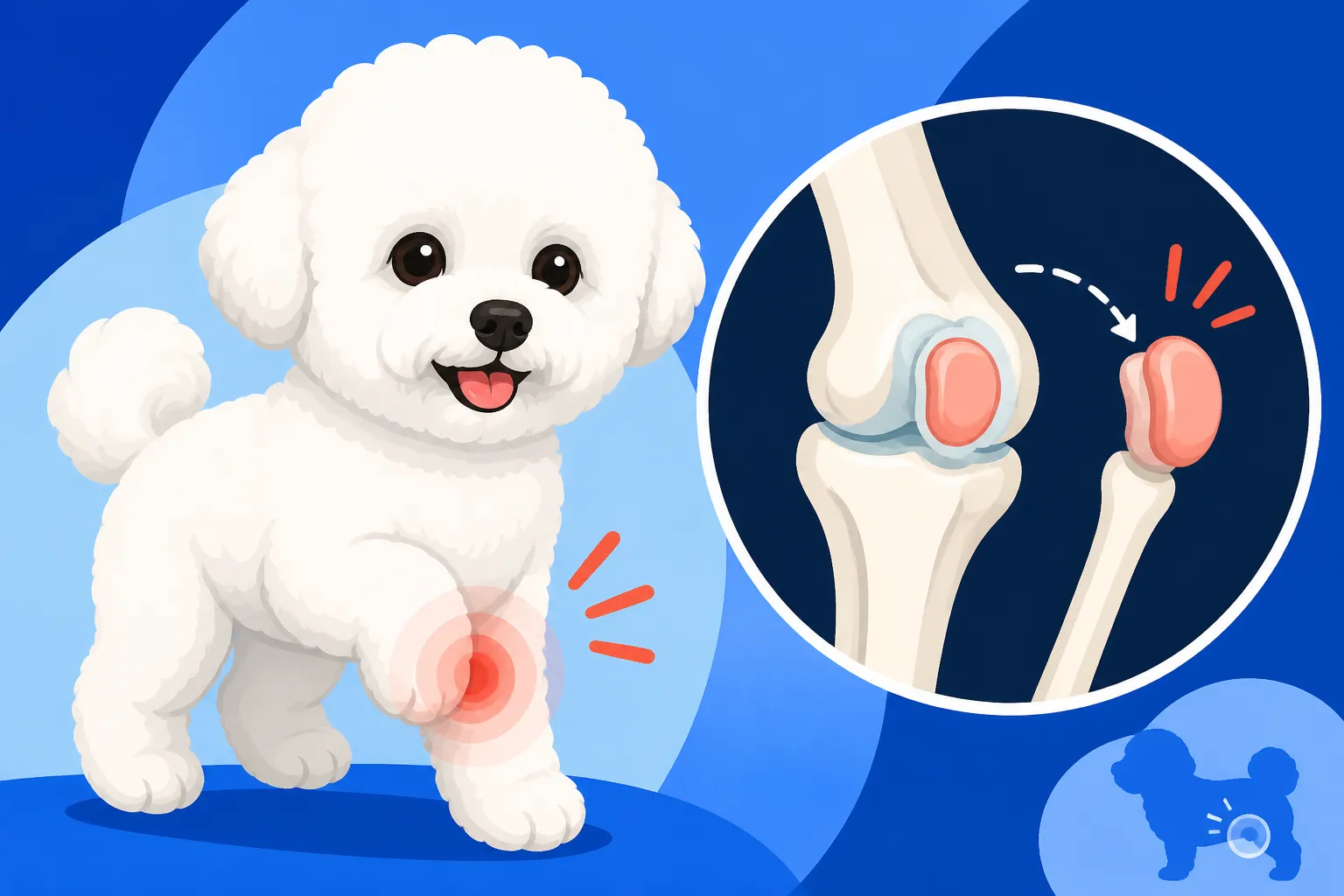 Slipping Kneecaps in a Bichon Frise