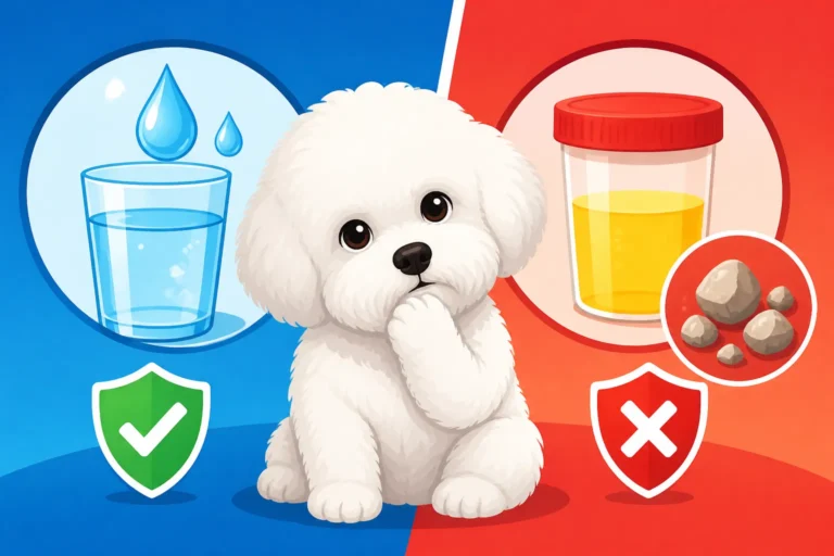 Whether Diluting Urine Prevents Bichon Frise Stones