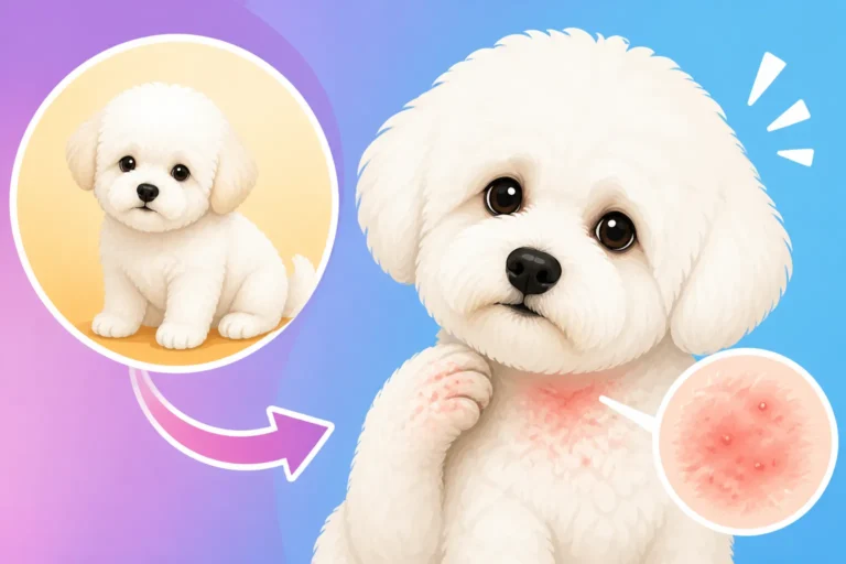The Age Atopic Dermatitis Starts in a Bichon Frise