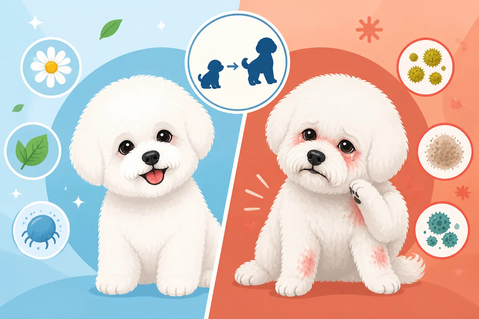 Whether a Bichon Frise's Allergies Get Worse With Age