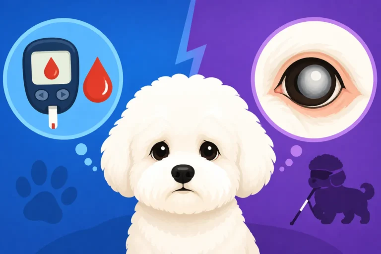 Whether a Diabetic Bichon Frise Goes Blind