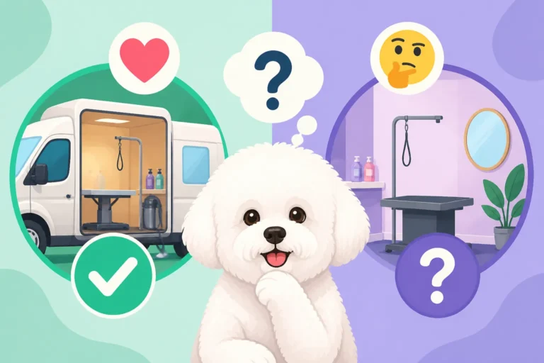 Whether a Mobile Groomer Suits a Bichon Frise