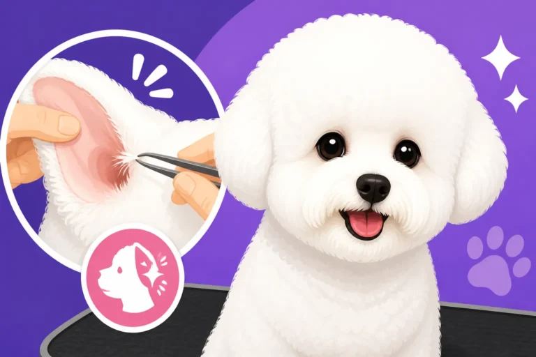 What Ear Plucking Adds at a Bichon Frise Groom