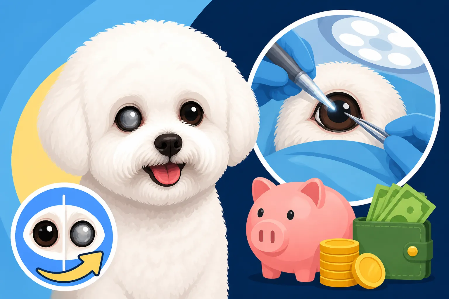 What Cataract Surgery Costs on a Bichon Frise