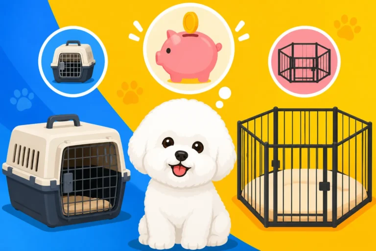 What a Crate and Playpen Cost a Bichon Frise Owner
