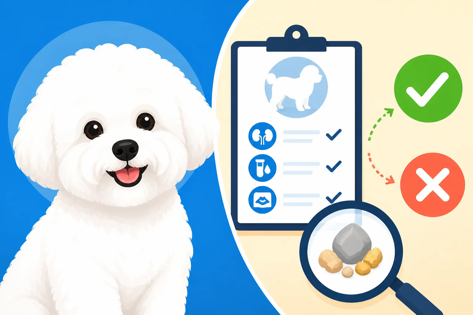 Whether a Bichon Frise Breeder Screens for Stones