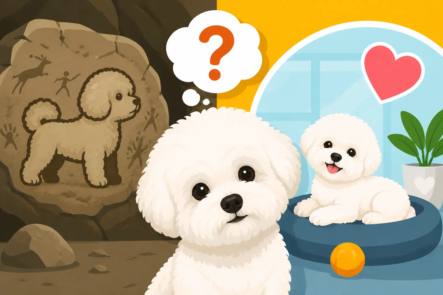 Whether a Rescue Bichon Frise Has a Stone History