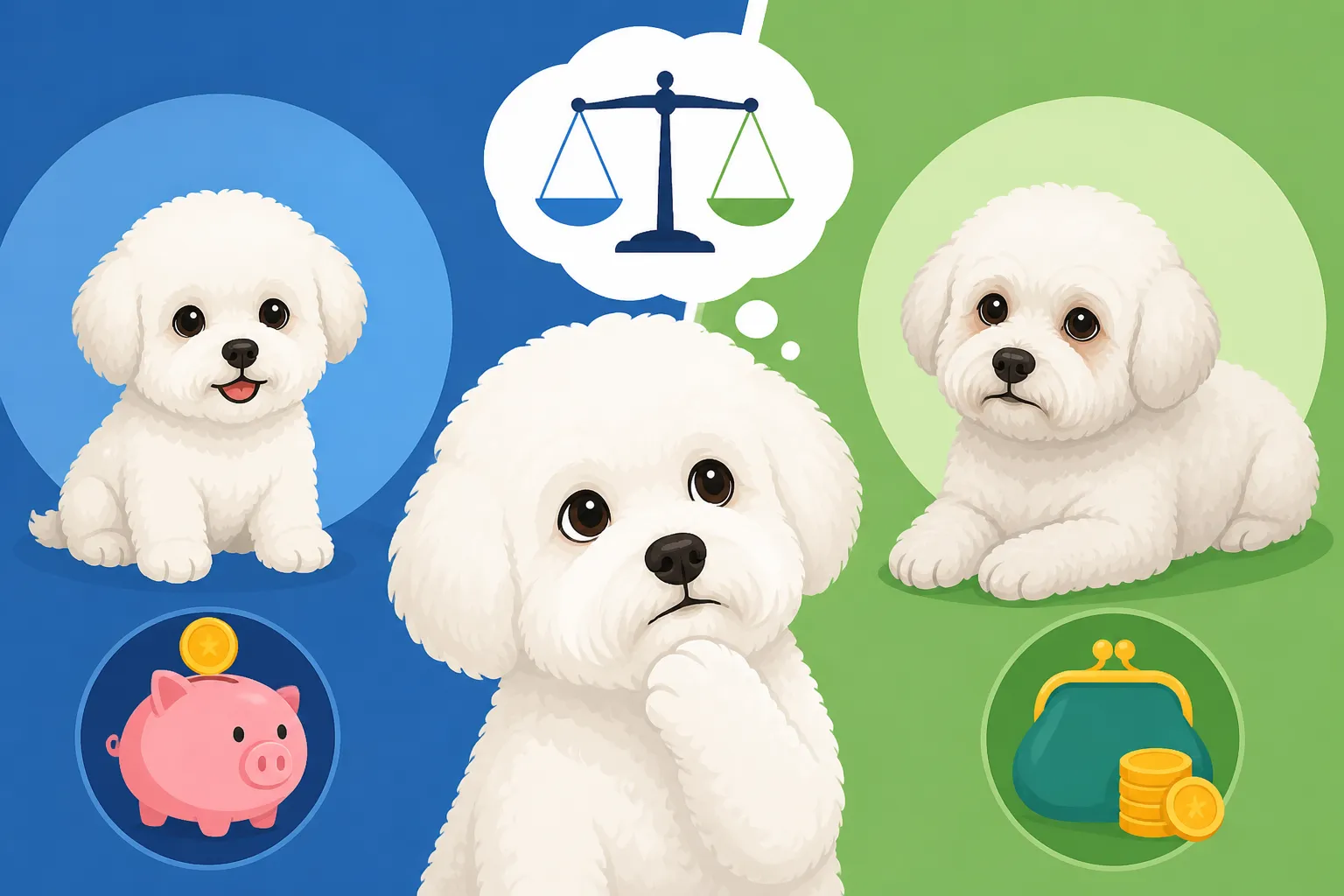 Whether a Senior Bichon Frise Is Cheaper to Adopt