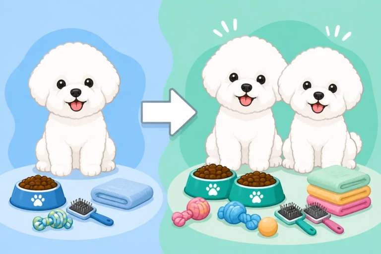 What a Second Bichon Frise Adds Monthly