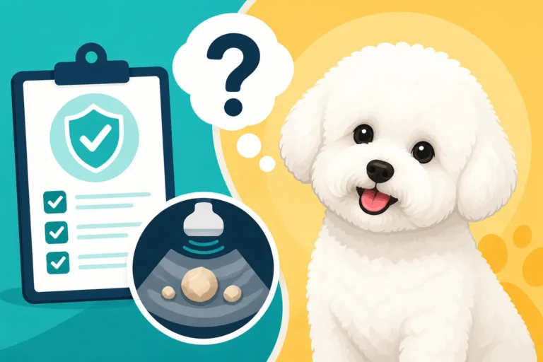 Whether a Bichon Frise Should Be Screened Before Its First Stone