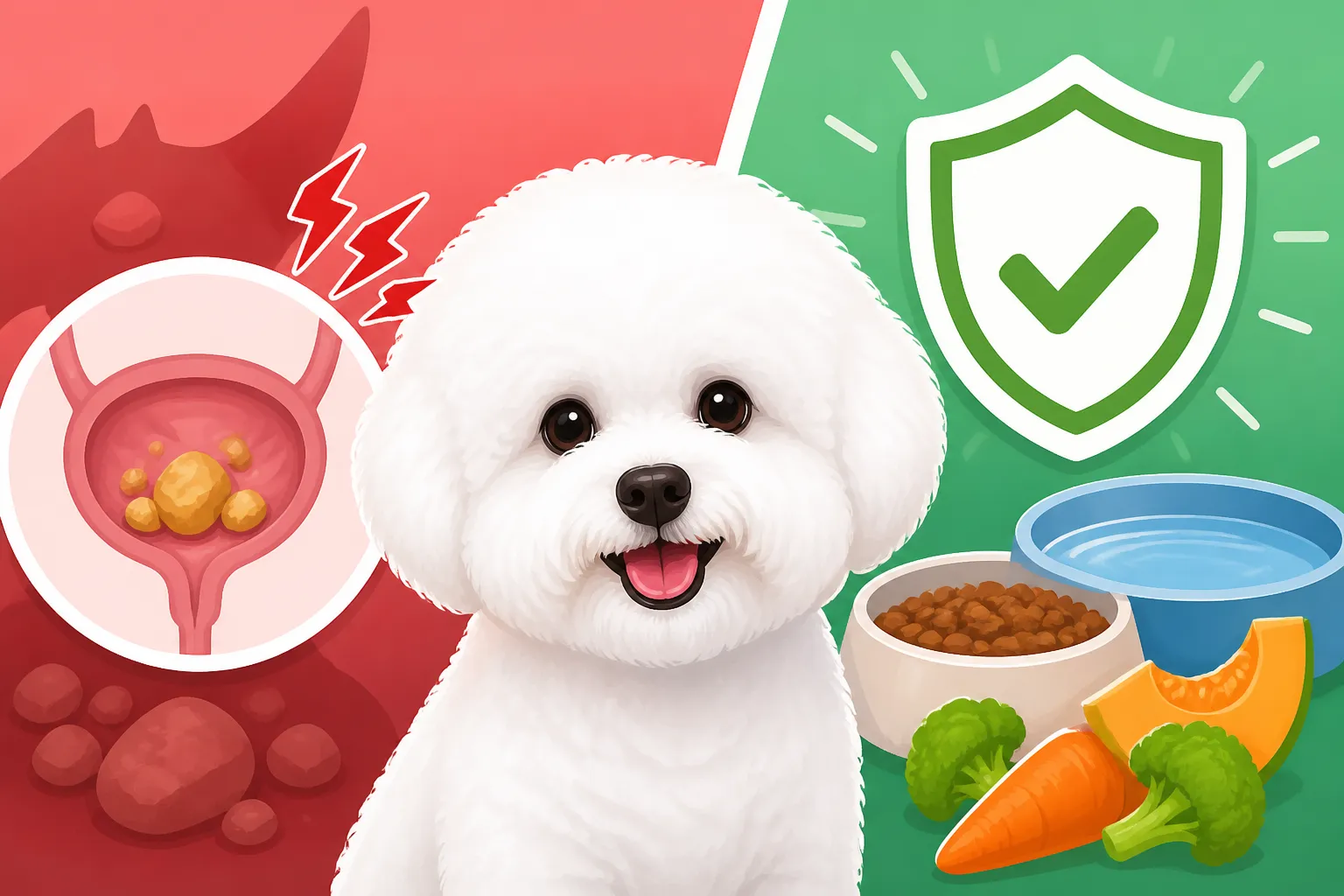 Whether a Bichon Frise's Stones Can Be Prevented at All