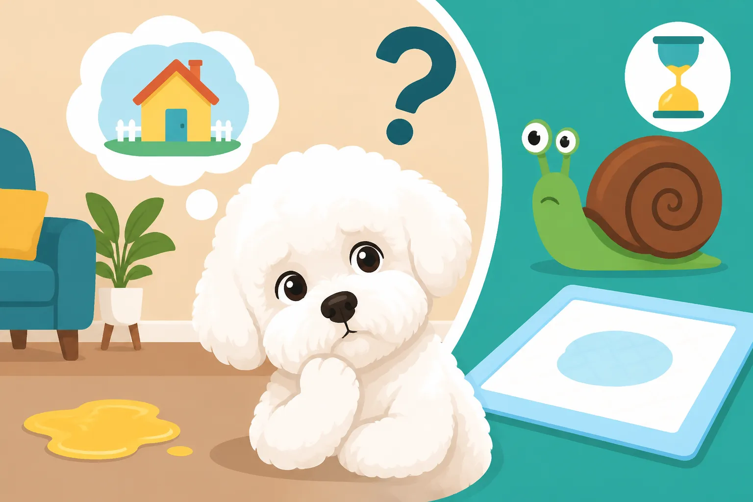 Why a Bichon Frise Is Slower to Housetrain Than Most