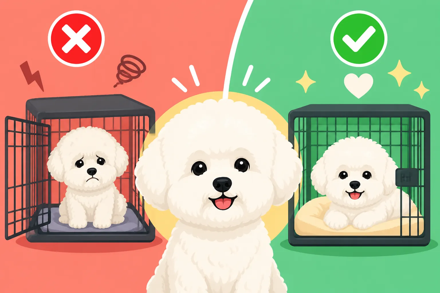 Whether Crate Training Works on a Bichon Frise