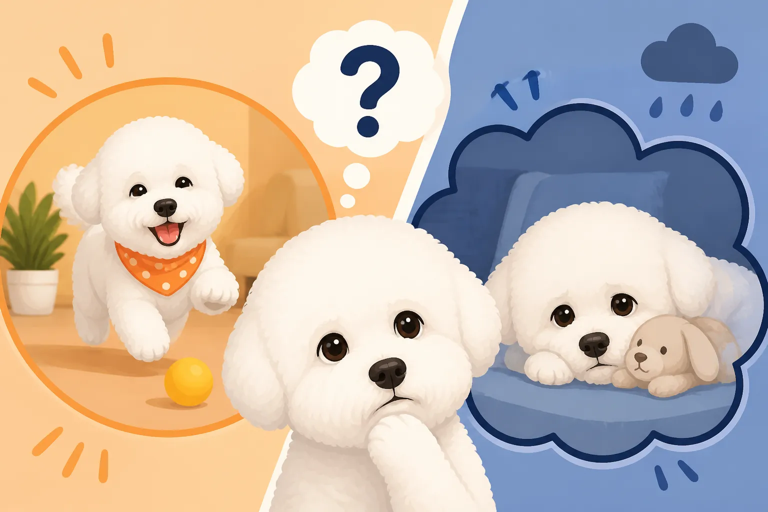 Whether a Bichon Frise Regresses at Six Months