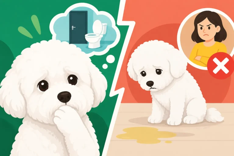 Whether a Bichon Frise Urgency Problem Looks Like Bad Training