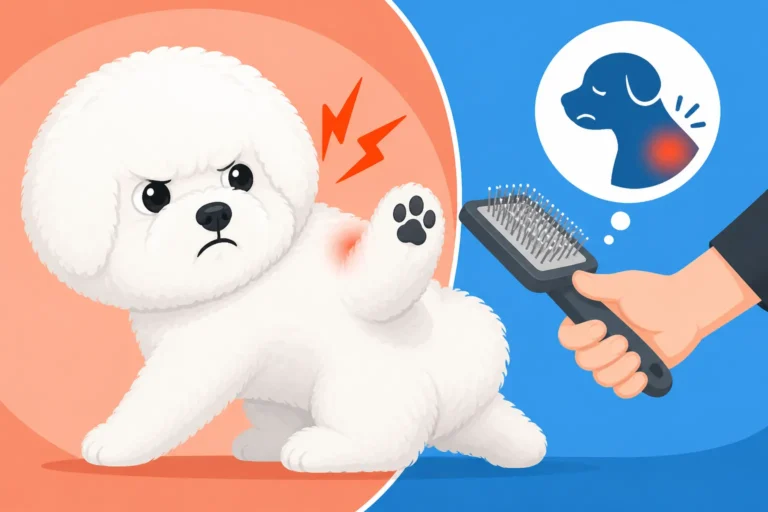 Whether a Sore Bichon Frise Refuses Grooming