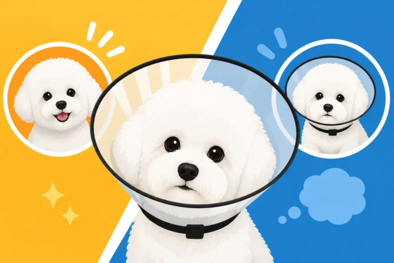 Whether a Bichon Frise Wears a Cone Well