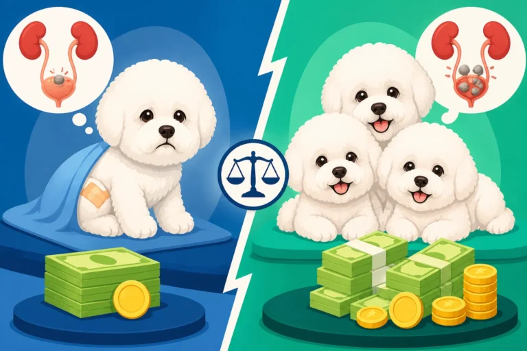 What One Bichon Frise Stone Surgery Costs and What Three Cost