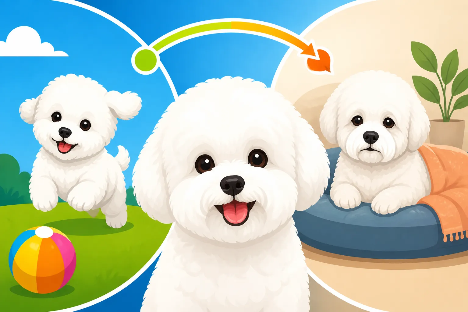 Whether a Bichon Frise Is Playful Into Old Age