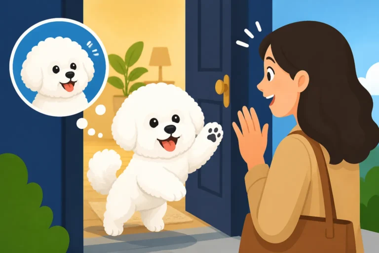 Whether a Bichon Frise Greets Every Visitor