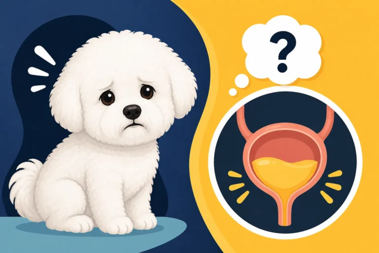 Whether a Bichon Frise's Small Bladder Is the Problem