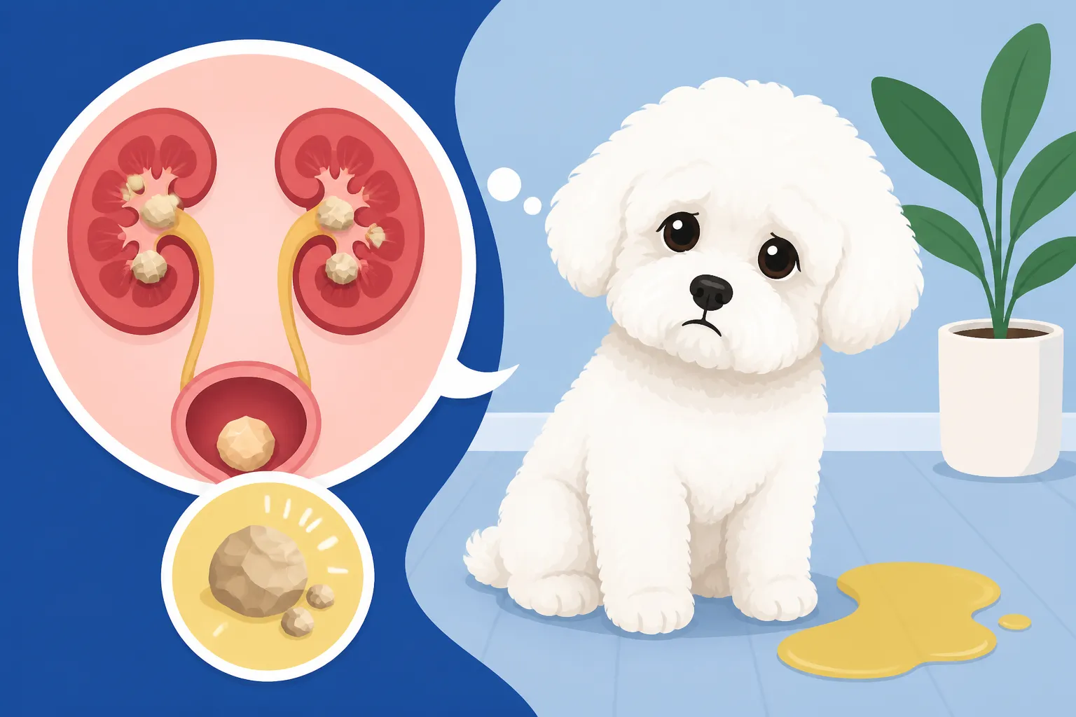 Whether Stone Trouble Explains a Bichon Frise's Accidents