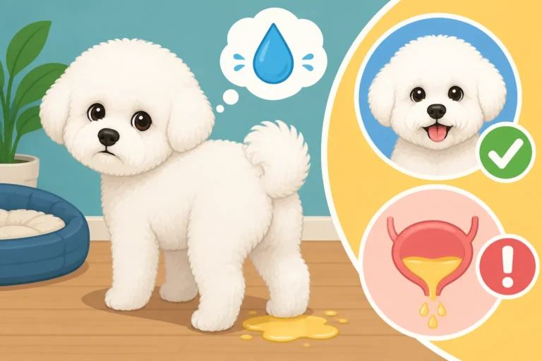 Whether a Housetrained Bichon Frise Suddenly Starts Leaking