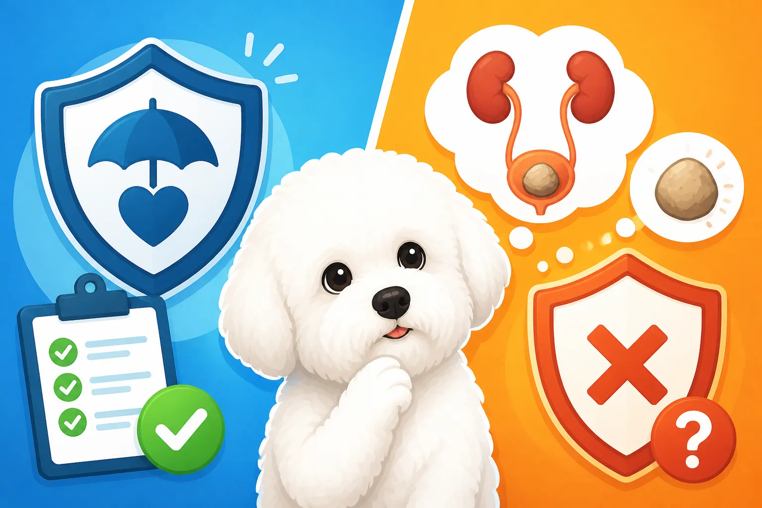Whether Insurance Still Covers a Bichon Frise's Second Stone