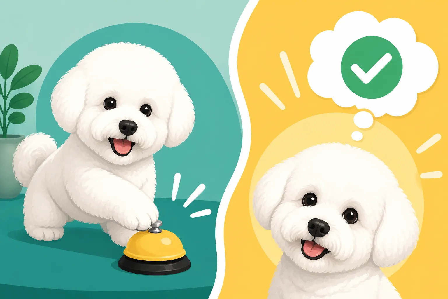 Whether Bell Training Works on a Bichon Frise