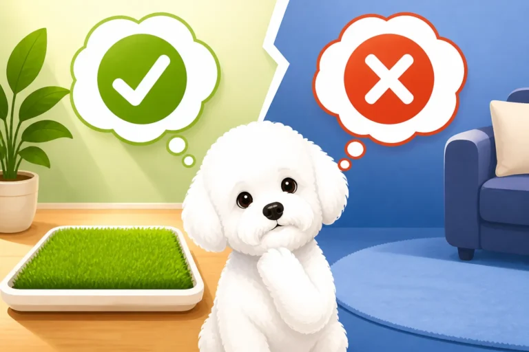 Whether an Indoor Grass Patch Suits a Bichon Frise
