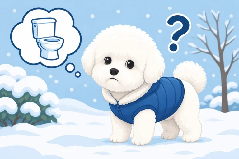 Whether a Bichon Frise Refuses to Toilet in Snow