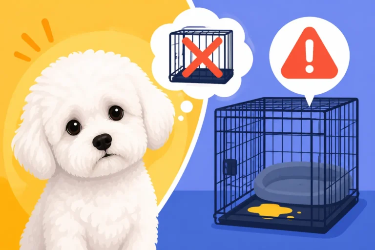 Whether Crate Soiling Means a Bichon Frise Was Caged