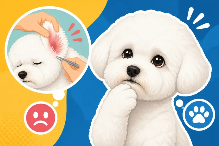 Whether a Bichon Frise Struggles With Ear Plucking
