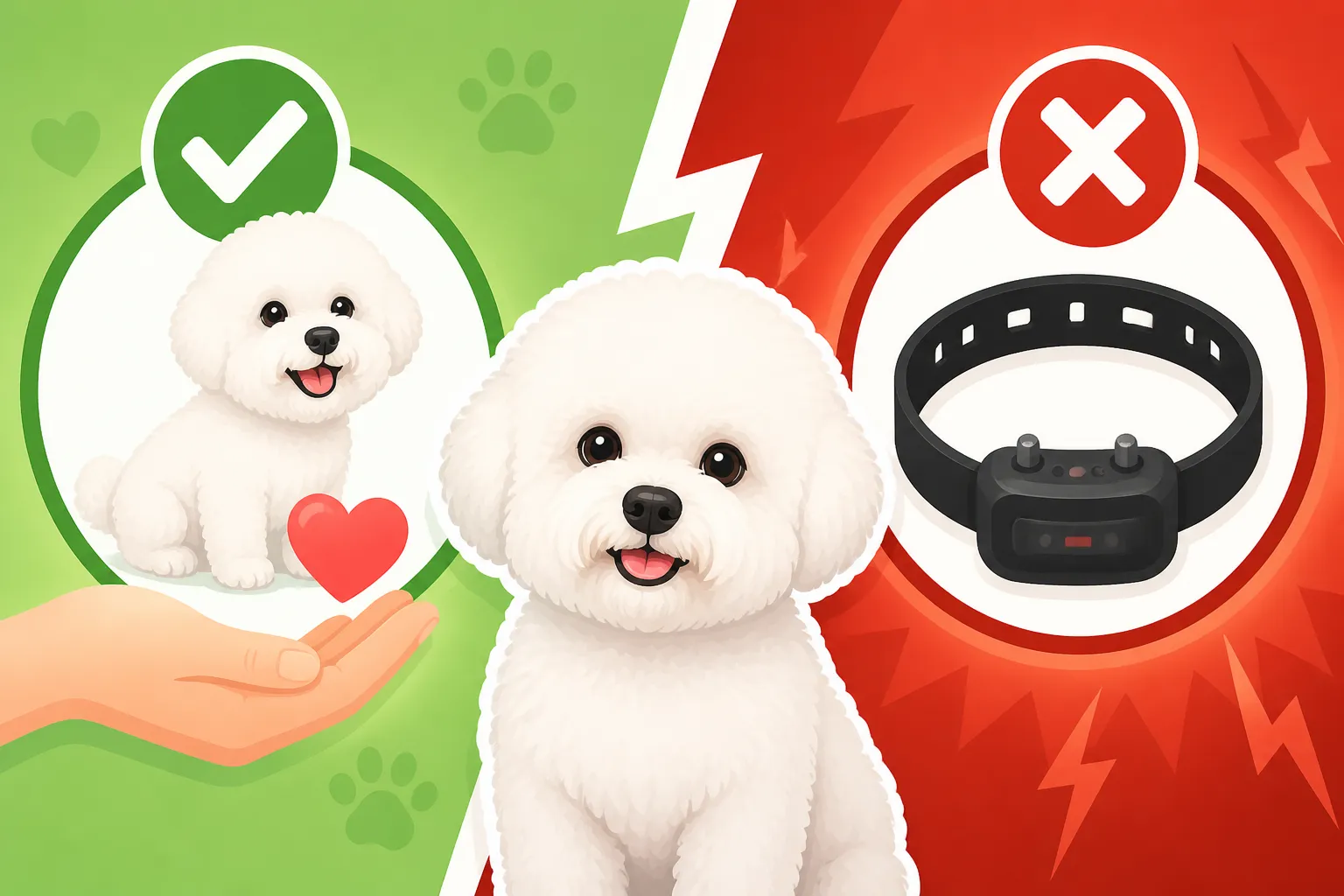 Whether a Bark Collar Belongs on a Bichon Frise
