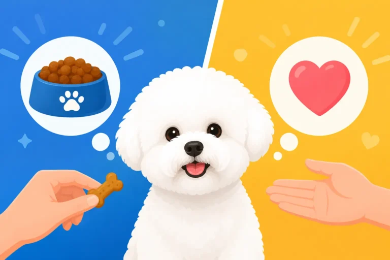 Whether a Bichon Frise Works for Food or Praise