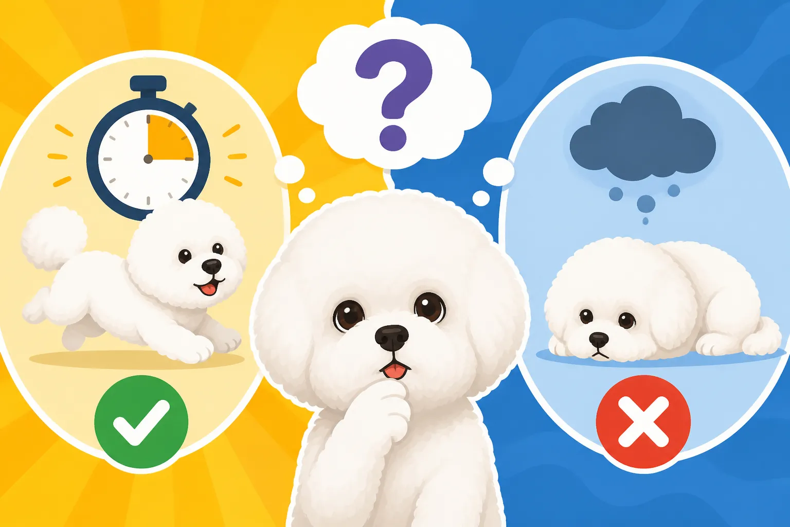 Whether Short Sessions Suit a Bichon Frise