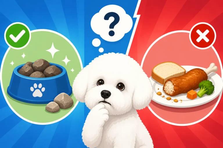 Whether Table Scraps Undo a Bichon Frise's Stone Diet