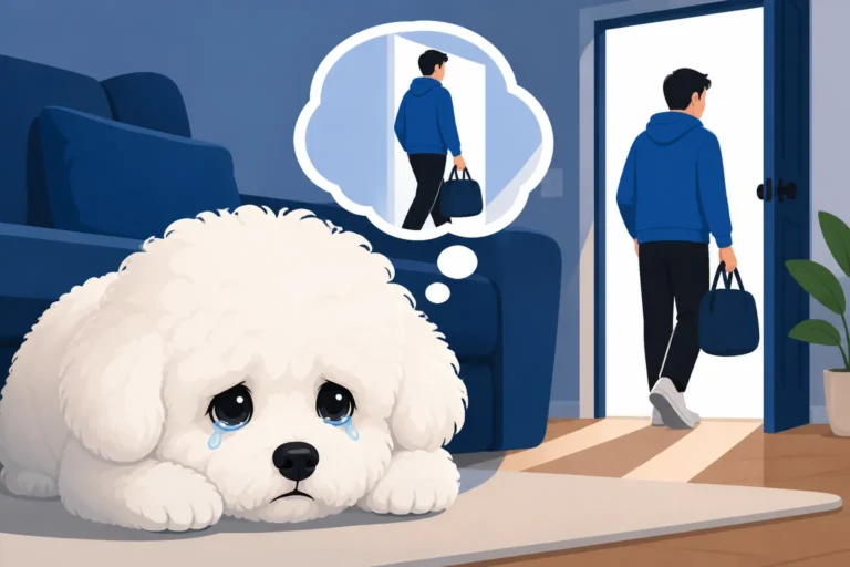 Whether a Bichon Frise Cries When You Leave