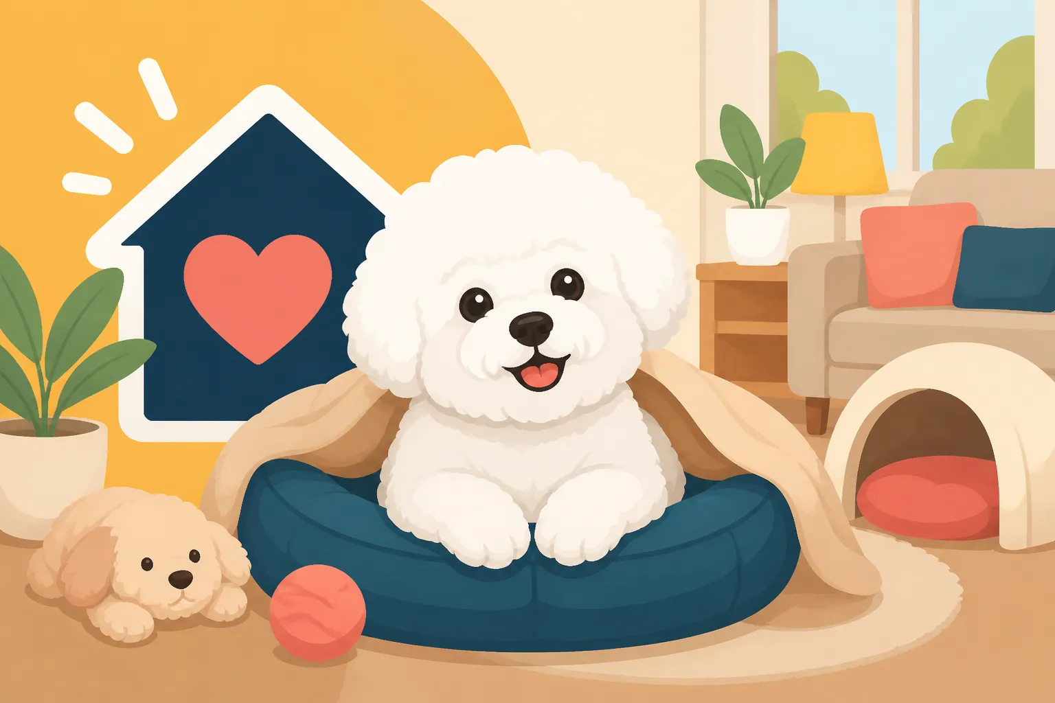 Settling a Rehomed Bichon Frise